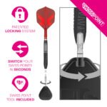 Target Shift Swiss Point Steel Tip Darts - 25gm - Image 4