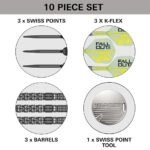 Target Luke Littler Nuke Fallout Swiss Point Steel Tip Darts - 24gm - Image 5
