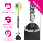 Target Luke Littler Nuke Fallout Swiss Point Steel Tip Darts - 23gm - Image 6