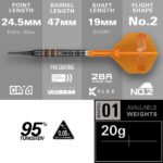 Target Raymond Van Barneveld 95k Soft Tip Darts - 20gm - Image 4