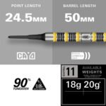 Target Buzz 11 Soft Tip Darts - 20gm - Image 4