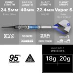 Target Phil Taylor Power Chrono Soft Tip Darts - 20gm - Image 4