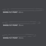 Target Swiss FLT Steel Points - Gold 30mm - Image 3