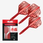 Target Logo K-Flex Flight System - No6 Intermediate Red - Image 2