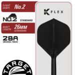 Target Black Marque Spinel Swiss Point Steel Tip Darts - 23gm - Image 4