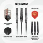 Shot Gnarly Smasha Turbo Point Steel Tip Darts - 24gm - Image 4