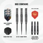 Shot Gnarly Rippah Turbo Point Steel Tip Darts - 22gm - Image 4