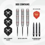 Shot X-Control Steel Tip Darts - 22gm - Image 4