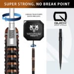 Harrows Wolfram Trinity Quick Point Steel Tip Darts - 23gm - Image 5