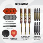 Shot Goths Alaric Turbo Point Steel Tip Darts - 23gm - Image 4