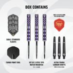 Shot Goths Visara Turbo Point Steel Tip Darts - 23gm - Image 4