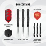 Shot Zen Scallop Turbo Point Steel Tip Darts - 23gm - Image 4