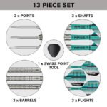 Target Hydro 03 Swiss Point Steel Tip Darts - 24gm - Image 6